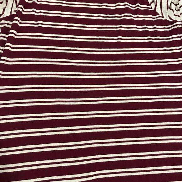 Tart Stitch Fix Knit Striped‎ Top Shirt Size large burgandy gold - Picture 7 of 10